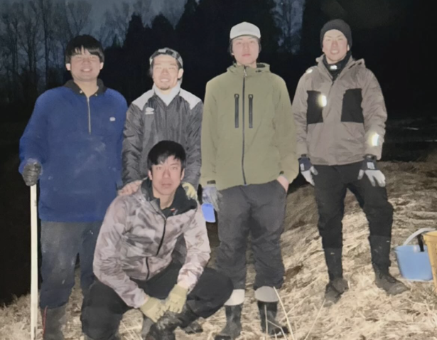 アーチ取り付け